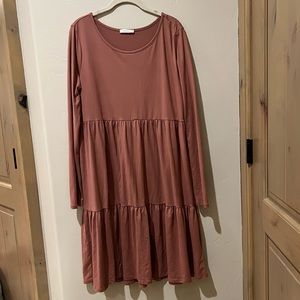 Comfy pink dress